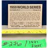 Image 2 : MLB Baseball Card - 1971 Vintage Rare World Series Fleer Cards All Mint!