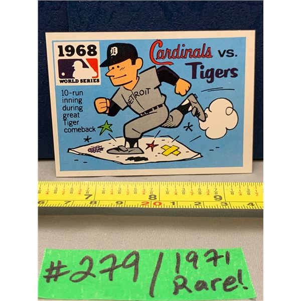 MLB Baseball Card - 1971 Vintage Rare World Series Fleer Cards All Mint!