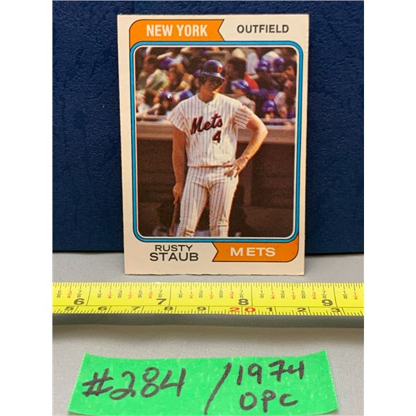 MLB Baseball Card - 1974 OPC Vintage Rusty Staub #629