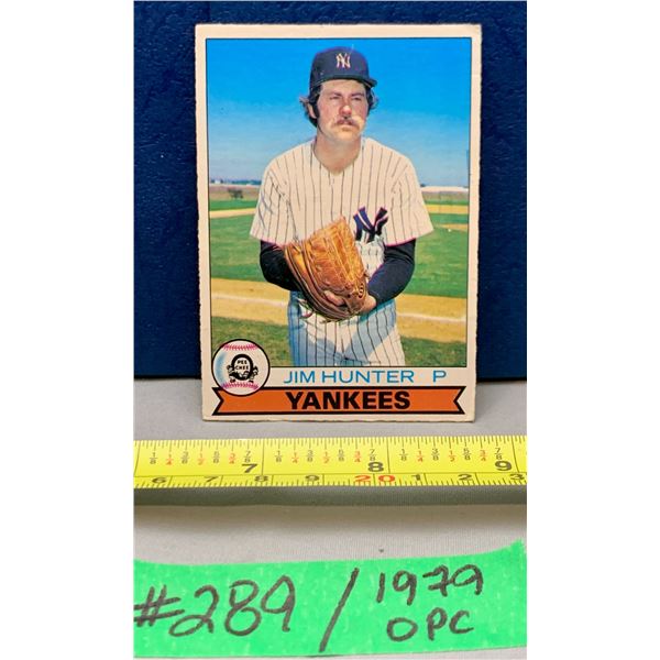 MLB Baseball Card - 1979 OPC Vintage Jim "Catfish" Hunter #352