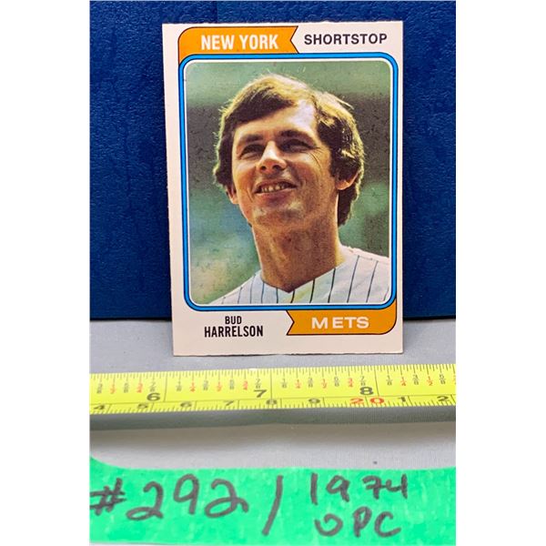 MLB Baseball Card - 1974 OPC Vintage Bud Harrelson #380