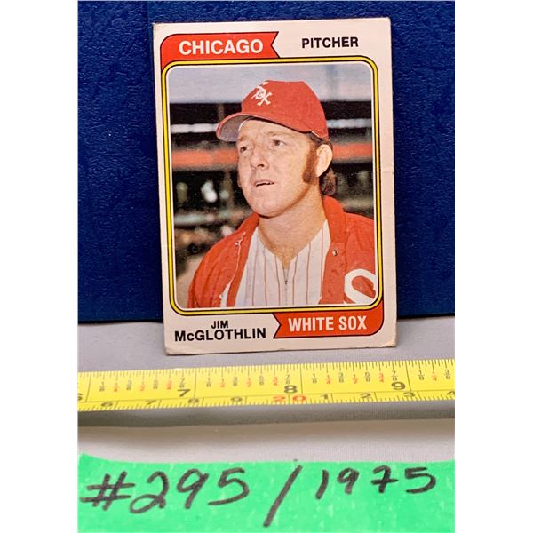 MLB Baseball Card - 1975 Vintage James McGlothlin #557