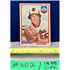 Image 1 : MLB Baseball Card - 1978 OPC Vintage Jim Palmer A.L. All Star #179 RARE!