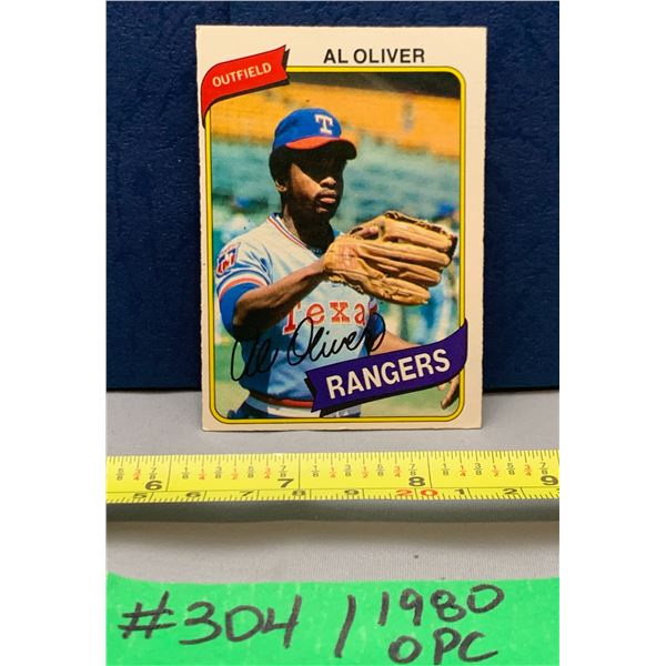 MLB Baseball Card - 1980 OPC Vintage Al Oliver #136