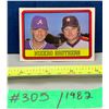 Image 1 : MLB Baseball Card - 1982 Donruss Vintage Niekro Brother #613