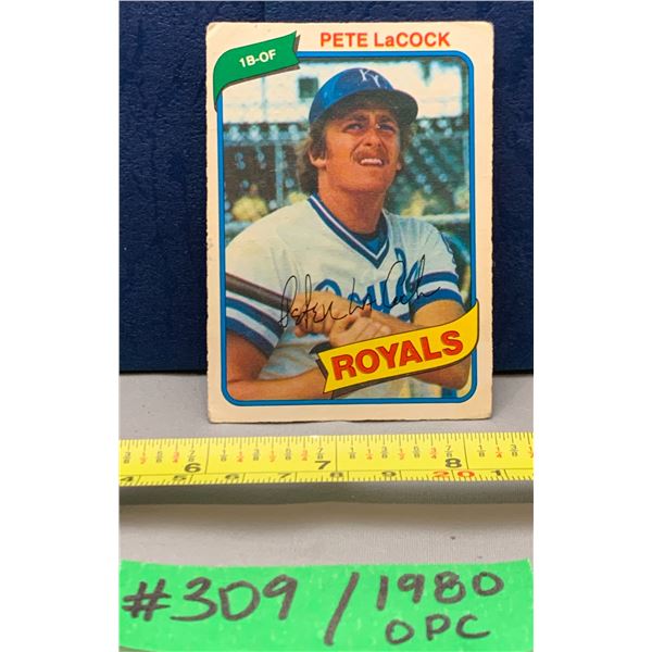 MLB Baseball Card - 1980 OPC Vintage Pete LaCock #202
