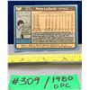 Image 2 : MLB Baseball Card - 1980 OPC Vintage Pete LaCock #202