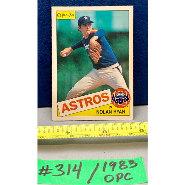 MLB Baseball Card - 1985 OPC Vintage Nolan Ryan #63