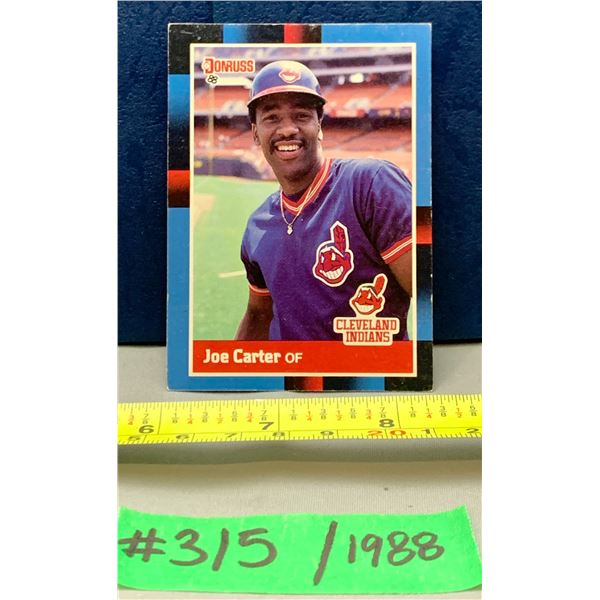 MLB Baseball Card - 1988 Donruss Vintage Joe Carter #254
