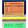 Image 2 : MLB Baseball Card - 1981 OPC Vintage Steve Yeager #318