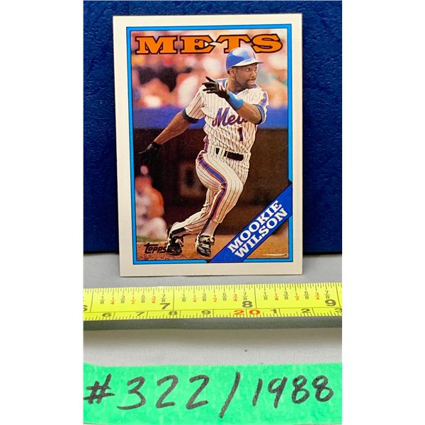 MLB Baseball Card - 1988 Vintage Mookie Wilson #255