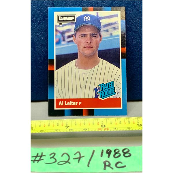 MLB Baseball Card - 1988 Leaf Vintage Rated Rookie Al Leiter #43