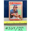 Image 1 : MLB Baseball Card - 1985 Fleer Vintage Joe Carter Rookie Card #443