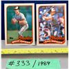 Image 1 : MLB Baseball Card - 1989 Vintage Billy & Cal Ripken OPC