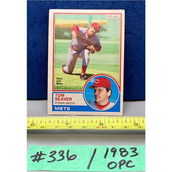 MLB Baseball Card - 1983 OPC Vintage Tom Seaver #52