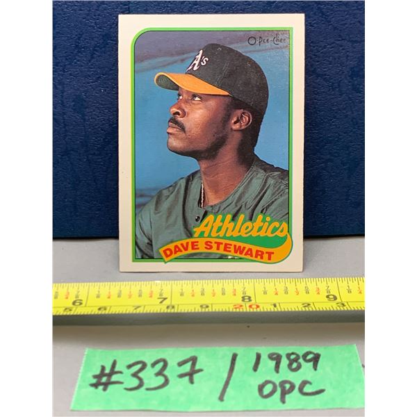 MLB Baseball Card - 1989 OPC Vintage Dave Stewart #145