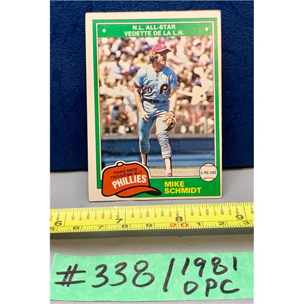 MLB Baseball Card - 1981 OPC Vintage Mike Schmidt All Star #207
