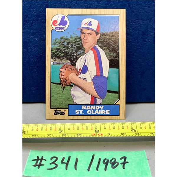 MLB Baseball Card - 1987 Vintage Randy St. Claire #467