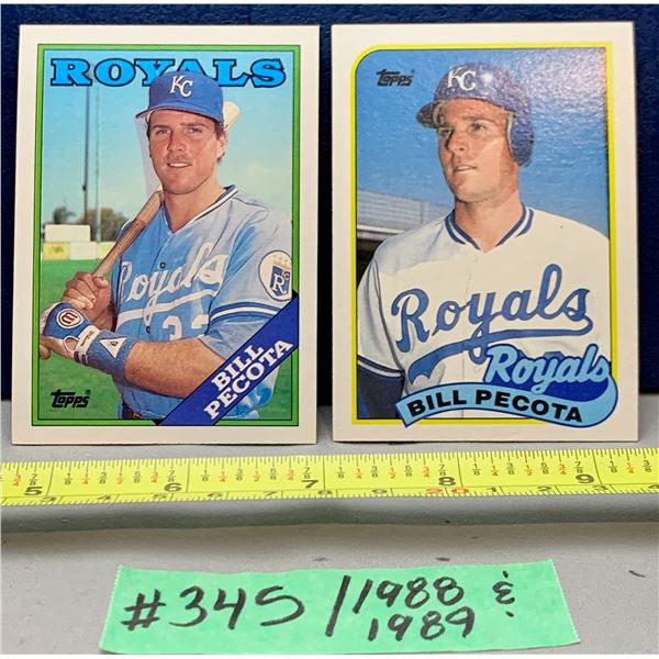 MLB Baseball Card - 1988-1989 Vintage Bill Pecota