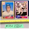Image 1 : MLB Baseball Card - 1981 & 1987 Vintage Lou Piniella