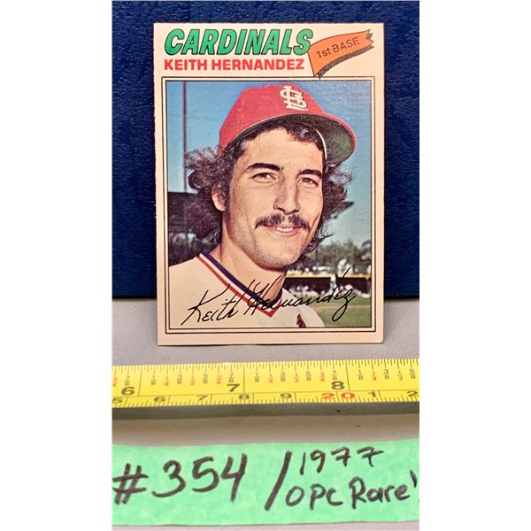 MLB Baseball Card - 1977 Rare OPC Vintage Keith Hernandez
