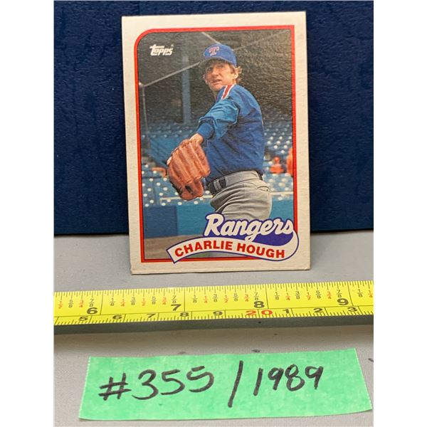 MLB Baseball Card - 1989 Vintage Charlie Hough