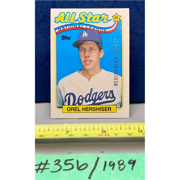 MLB Baseball Card - 1989 Vintage Orel Hershiser