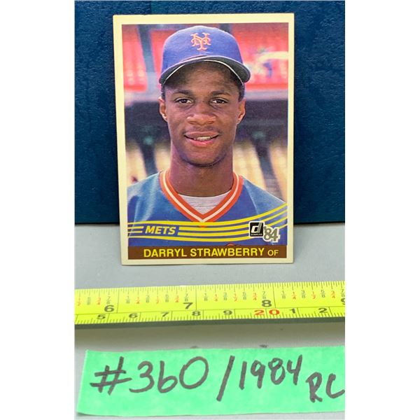 MLB Baseball Card - 1984 Donruss Vintage Darryl Strawberry Rookie Card
