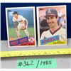 Image 1 : MLB Baseball Card - 1985 Vintage Remy & Picciolo