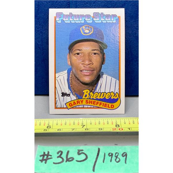 MLB Baseball Card - 1989 Vintage Gary Sheffield Rookie Card