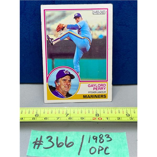 MLB Baseball Card - 1983 OPC Vintage Gaylord Perry