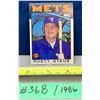 Image 1 : MLB Baseball Card - 1986 Vintage Rusty Staub