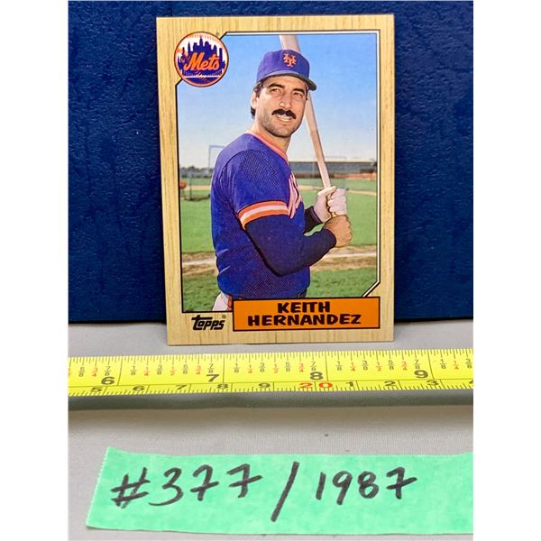 MLB Baseball Card - 1987 Vintage Keith Hernandez