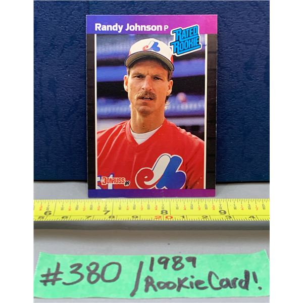 MLB Baseball Card - 1989 Donruss Vintage Randy Johnson Rookie Card