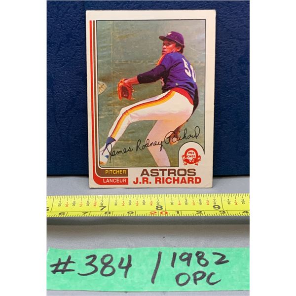 MLB Baseball Card - 1982 OPC Vintage J. R. Richard