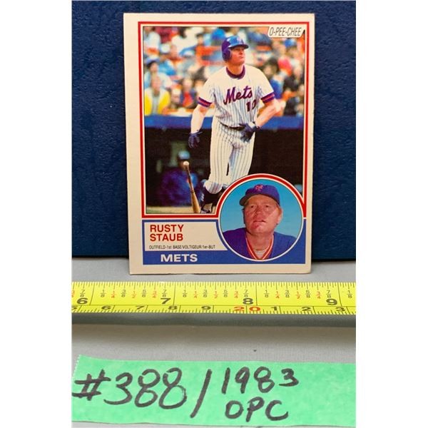 MLB Baseball Card - 1983 OPC Vintage Rusty Staub