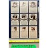 Image 2 : MLB Baseball Card - 9 x Babe Ruth Collection Cards Mint!