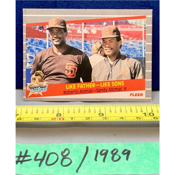 MLB Baseball Card - 1989 Vintage The Alomars