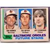 Image 2 : MLB Baseball Card - 1982 Rare OPC Vintage Orioles Future Stars Call Ripken Rookie Card #21