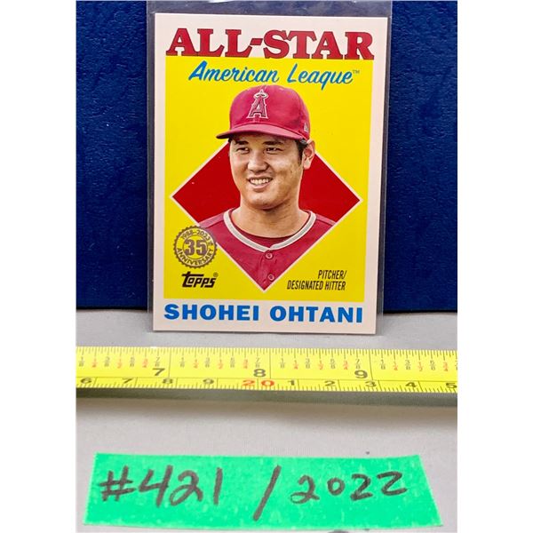 MLB Baseball Card - Shohei Ohtani 2022 Topps 35th Anniv. All Star Card! Rare!