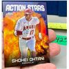 Image 2 : MLB Baseball Card - Shohei Ohtani 2023 Topps Chrome Action Stars Card! Rare!
