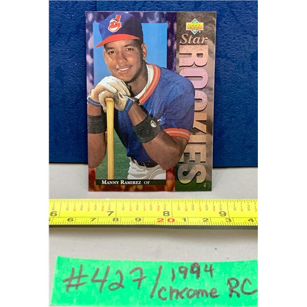 MLB Baseball Card - Manny Ramirez Upper Deck Star Rookies Chrome Rookie Card