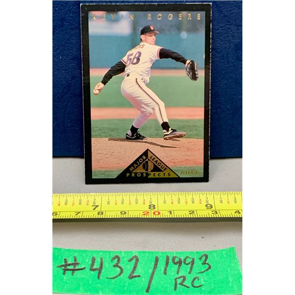 MLB Baseball Card - 1993 Kevin Rogers Rookie Card