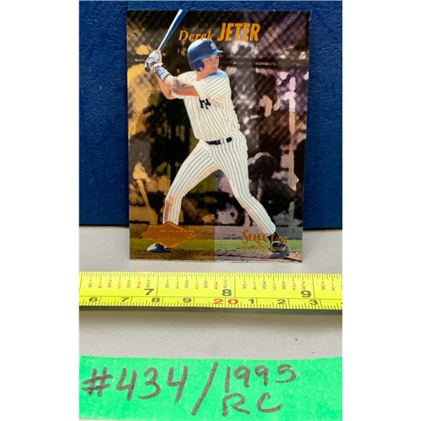 MLB Baseball Card - 1995 Derek Jeter Select Certified Rookie Chrome Card - RARE!