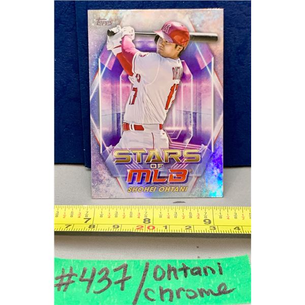 MLB Baseball Card - Shohei Ohtani 2023 Topps Rainbow Chrome Stars of MLB Card! Rare!