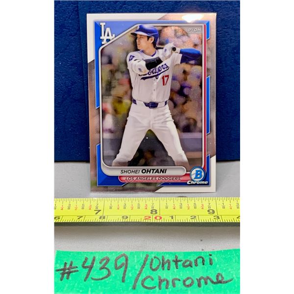 MLB Baseball Card - Shohei Ohtani 2024 Bowman Chrome Card! Rare!