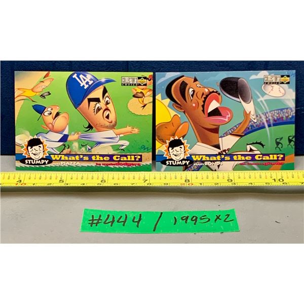 MLB Baseball Card - 1995 The Play Cards Featuring Piazza & Barry Bond