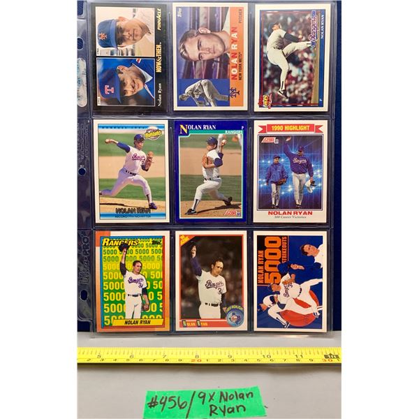 MLB Baseball Card - 9 x Nolan Ryan Cards