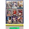 Image 1 : MLB Baseball Card - 9 x Mixed Lot of Baseball Stars!