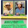Image 1 : MLB Baseball Card - Toronto Blue Jays 1981 Lloyd Moseby & Roy Howell